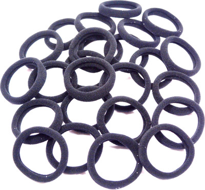 

PiratesFashion Combo of medium size 30pc Cluture Rubber Band(Black)