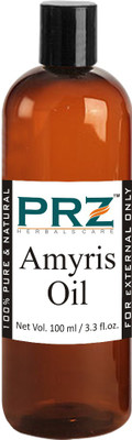 

PRZ Amyris Essential Oil (100ML) - Pure Natural & Undiluted For Skin Care & Hair Care Hair Oil(100 ml)