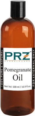 

PRZ Pomegranate Seed Cold Pressed Carrier Oil (500ML) - Pure Natural & Undiluted For Skin Care & Hair Care Hair Oil(500 ml)