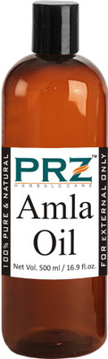 

PRZ Amla Essential Oil (500ML) - Pure Natural & Therapeutic Grade Oil For Skin Care & Hair Care Hair Oil(500 ml)
