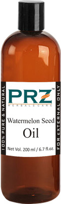 

PRZ Watermelon Seed Cold Pressed Carrier Oil (200ML) - Pure Natural & Therapeutic Grade Oil For Skin Care & Hair Care Hair Oil(200 ml)