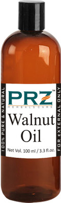 

PRZ Walnut Cold Pressed Carrier Oil (100ML) - Pure Natural & Therapeutic Grade Oil For Skin Care & Hair Care Hair Oil(100 ml)