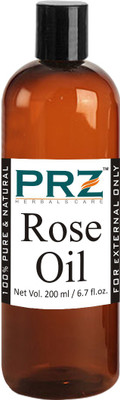 

PRZ Rose Essential Oil (200ML) - Pure Natural Aromatherapy & Therapeutic Grade Oil For Skin Care & Hair Care Hair Oil(200 ml)