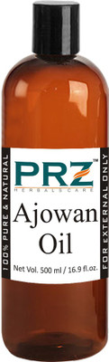 

PRZ Ajowan Essential Oil (500ML) - Pure Natural & Therapeutic Grade Oil For Skin Care & Hair Care Hair Oil(500 ml)