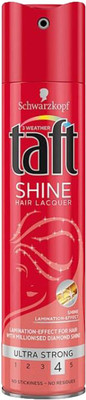 

Schwarzkopf Taft All Weather Shine Hair Lacquer Mega Strong Spray - 250ml Lotion(250 ml)