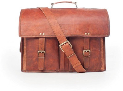

Handcrafted exports Sling Bag(Brown)