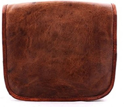 

handcrafted exports Sling Bag(Brown)