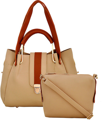 

Mark & Keith Hand-held Bag(Beige, Brown)