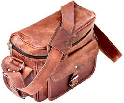 

Handcrafted exports Messenger Bag(Brown)
