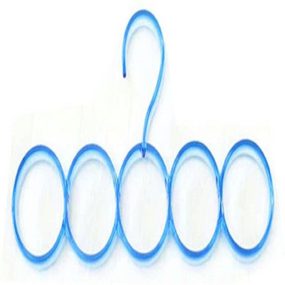 

ShopAis Single line acrylic hanger Plastic Ring Hanger for Scarf, Shawl, Tie, Belt, Closet Accessory Wardrobe Organizer Closet Organizer( )