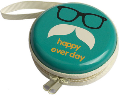 StealODeal Aluminium Zipper Headphone Case For Universal(Blue)