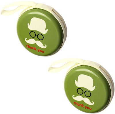 StealODeal Aluminium Zipper Headphone Case For Universal(Green)