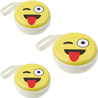 StealODeal Aluminium Zipper Headphone Case For Universal(Yellow)