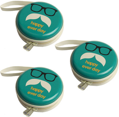 StealODeal Aluminium Zipper Headphone Case For Universal(Blue)