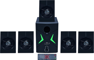 

Barry John BJ-5.1-HT-18000W Wooden/Plastic Multimedia Speakers System (Black) 5.1 Home Cinema, Soundbar(Home Theater)