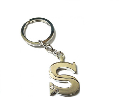 

GoNITEO Alphabet Letter S Key Chain