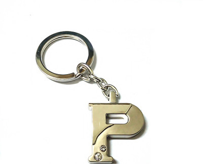

GoNITEO Alphabet Letter P Key Chain
