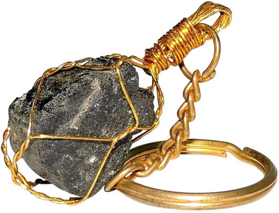 

Satyamani Naural Energised Black Tourmaline Spring Cage Key Chain Key Chain