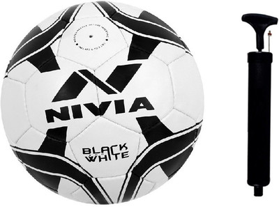 

Nivia BLACK AND WHITE Football Kit