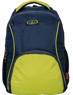 

Cosmus 15 inch Laptop Backpack(Blue), Navy blue-p green