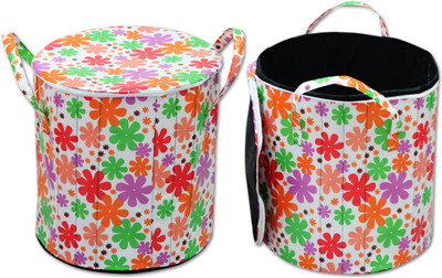 

Stop N Shop 20 L Multicolor Laundry Basket(Fibre)