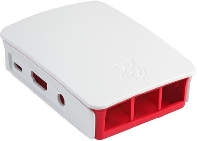 

Robocraze Official Raspberry Pi Case (for Raspberry Pi 3 Model B only)(Red, White)