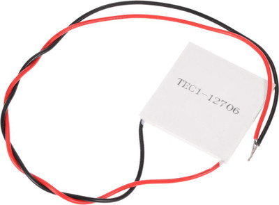 

Robocraze Thermoelectric Peltier TEC1-12706 Cooler Module, 12V, 92 Watts(White)