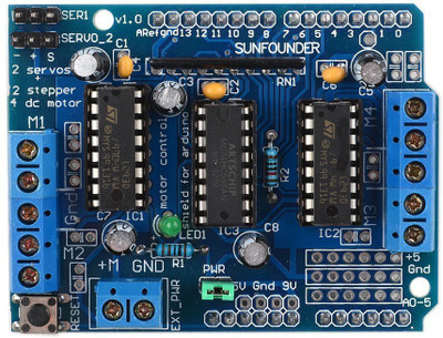 

Robocraze Motor Driver Shield for Arduino(Multicolor)
