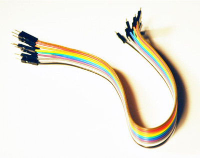 

Robocraze Male to Male Jumper Cables 40 (20 cm)(Multicolor)