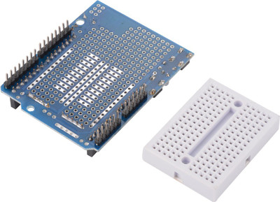

Robocraze Prototyping Shield with Breadboard for Arduino Uno(Multicolor)