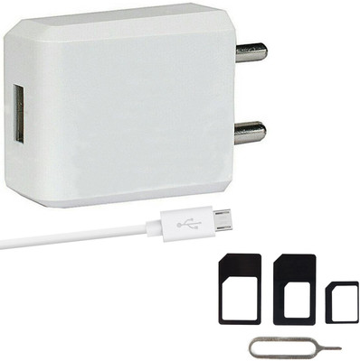 ShopReals Wall Charger Accessory Combo for Panasonic Eluga Ray X, Gionee S6s, Samsung Galaxy J3 Pro, Lenovo Phab 2, Samsung Galaxy S7, Lyf Water 7, Micromax Canvas 5 E481, Vivo Y55L, Samsung Galaxy On7, Lenovo P2, Samsung Galaxy On Nxt, Honor 6X, Coolpad Note 5, Samsung Galaxy J7, Oppo F1 Plus, Vivo