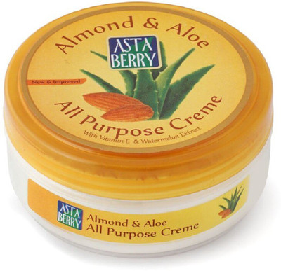 Astaberry Almond & Aloe Crème (500 ml) - With Almond Oil & Aloevera(500 ml)