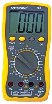 

METRAVI 603 with Calibration Certificate Digital Multimeter(2000 Counts)