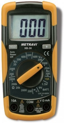 Metravi XB-30 with Calibration Certificate Digital Multimeter(Yellow 2000 Counts)