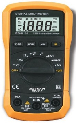 

METRAVI XB-33F with Calibration Certificate Digital Multimeter(Yellow 2000 Counts)