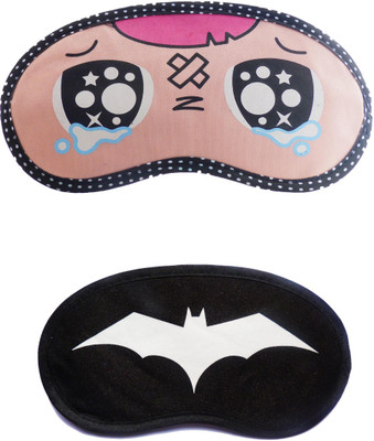 

Jenna P_Inju-WhiteBat Cartoon Travel Sleeping Eye Cover Blindfold (Pack of 2)(2 g)