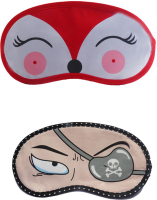 

Jenna RedDeer-PatchEye Cartoon Travel Sleeping Eye Cover Blindfold (Pack of 2)(2 g)