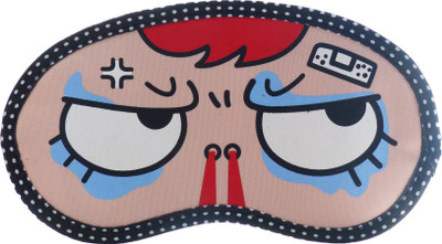 

Jonty SuperAngry Cartoon Travel Sleeping Cover Blindfold Eye Shade(Multicolor)