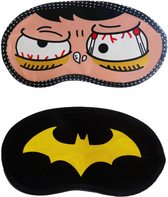 

Jenna Sleepy-YellowBat Cartoon Travel Sleeping Eye Cover Blindfold (Pack of 2)(2 g)
