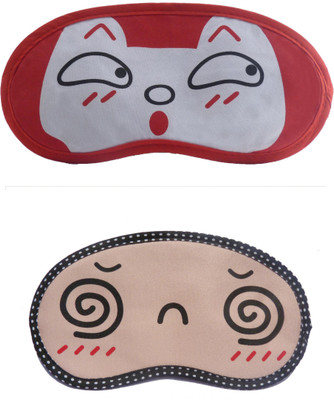

Jenna RedSurprise-Spiral Cartoon Travel Sleeping Eye Cover Blindfold (Pack of 2)(2 g)