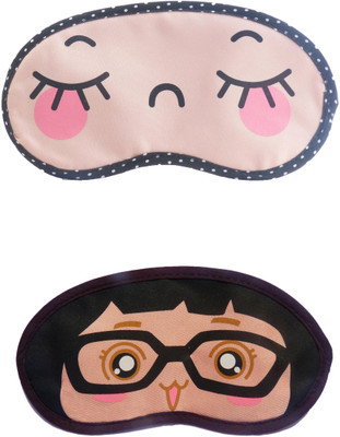 

Jenna CloseEye-GirlSpecks Cartoon Travel Sleeping Eye Cover Blindfold (Pack of 2)(2 g)