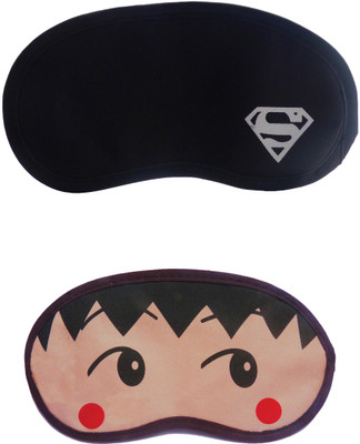 

Jenna W_Superman-RedDot Cartoon Travel Sleeping Eye Cover Blindfold (Pack of 2)(2 g)