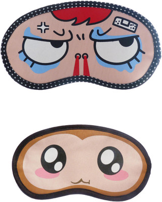

Jenna SuperAngry-BigEye Cartoon Travel Sleeping Eye Cover Blindfold (Pack of 2)(2 g)