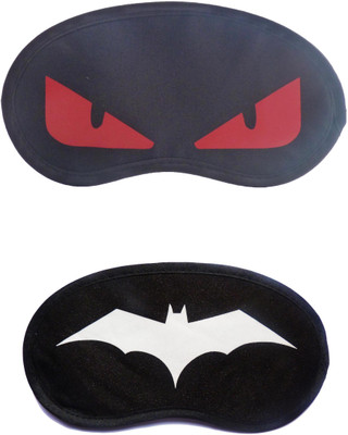 

Jenna RedEye-WhiteBat Cartoon Travel Sleeping Eye Cover Blindfold (Pack of 2)(2 g)