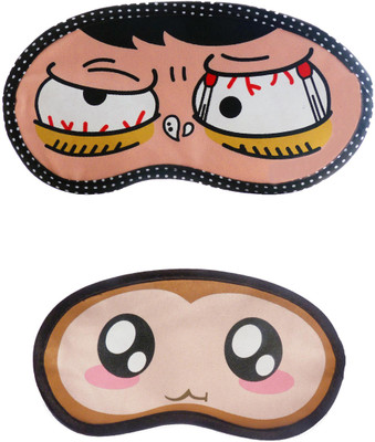 

Jenna Sleepy-BigEye Cartoon Travel Sleeping Eye Cover Blindfold (Pack of 2)(2 g)