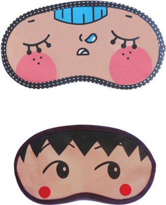 

Jenna Napping-RedDot Cartoon Travel Sleeping Eye Cover Blindfold (Pack of 2)(2 g)