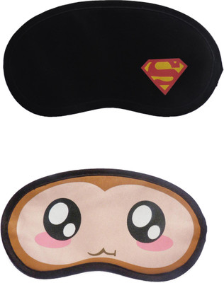 

Jenna Y_Superman-BigEye Cartoon Travel Sleeping Eye Cover Blindfold (Pack of 2)(2 g)