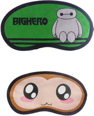 

Jenna Green-BigEye Cartoon Travel Sleeping Eye Cover Blindfold (Pack of 2)(2 g)