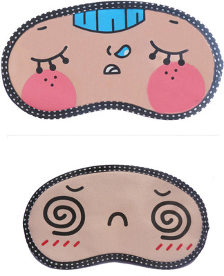 

Jenna Napping-Spiral Cartoon Travel Sleeping Eye Cover Blindfold (Pack of 2)(2 g)