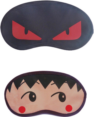 

Jenna RedEye-RedDot Cartoon Travel Sleeping Eye Cover Blindfold (Pack of 2)(2 g)